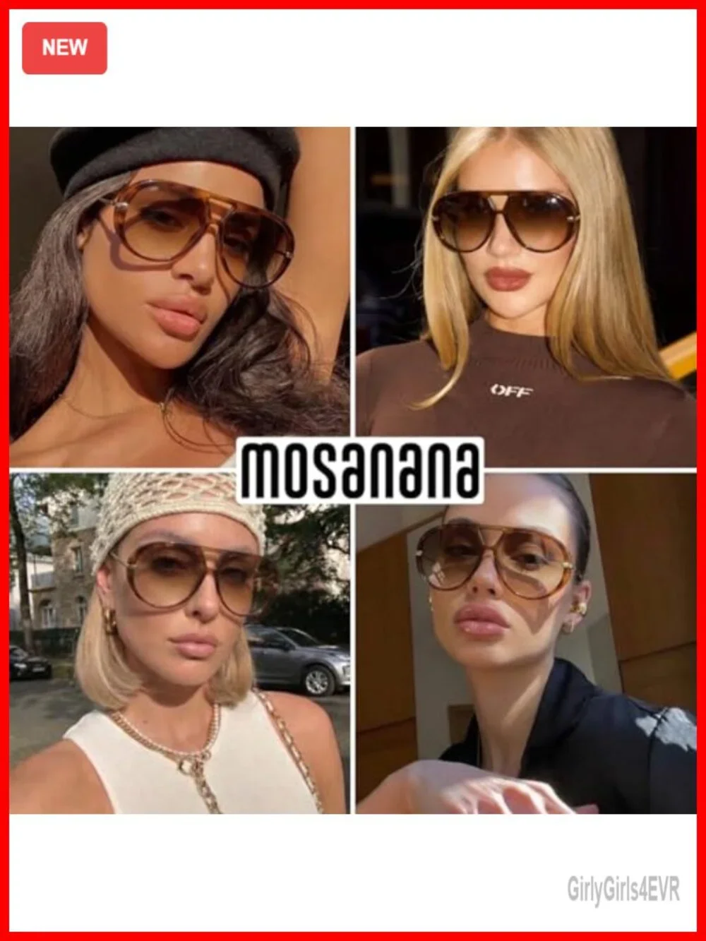 Oversized Aviator Sunglasses for Women Retro UV400 Protection